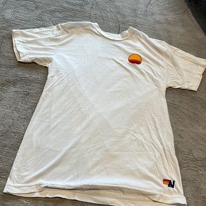 Aviator Nation white t shirt size medium